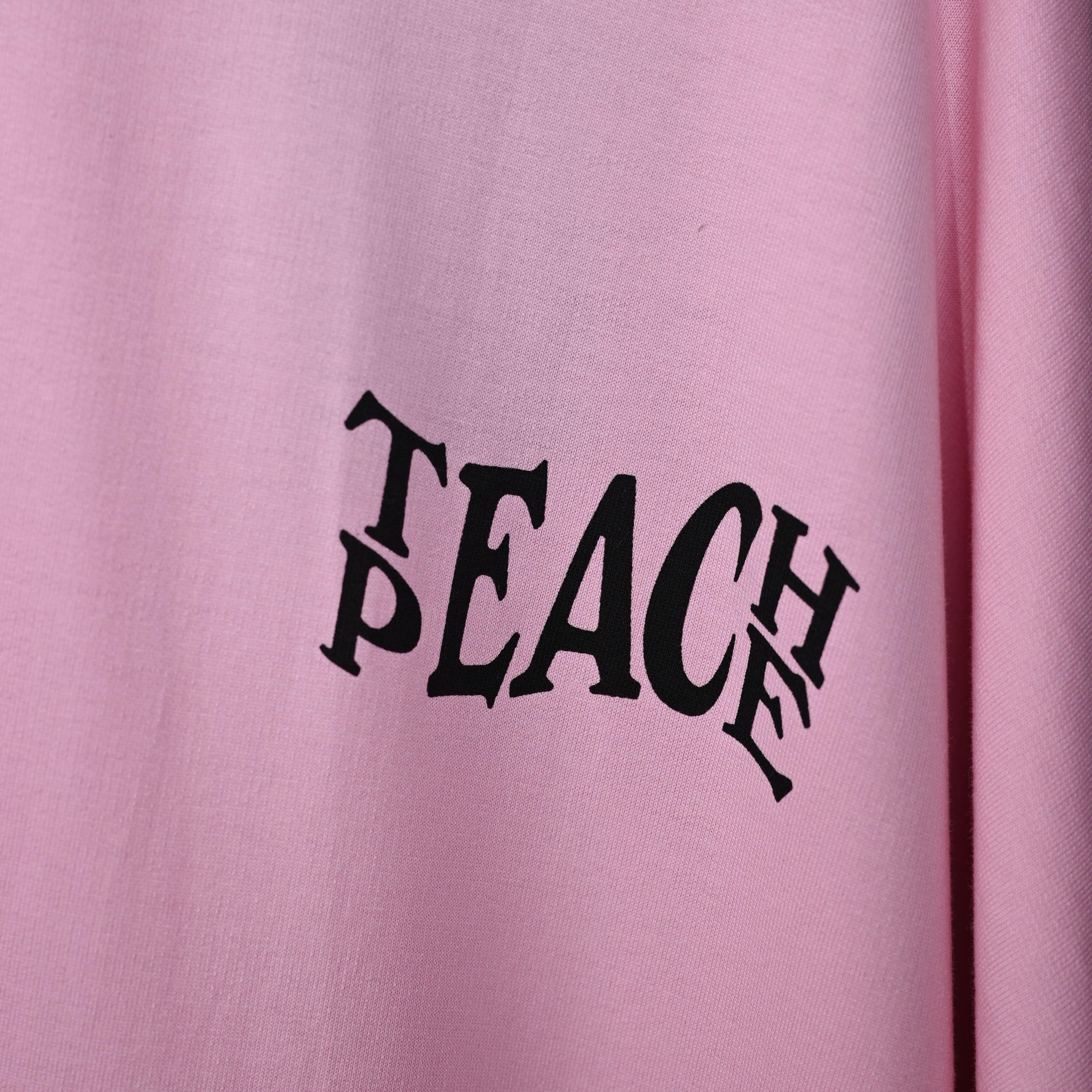 Protect Your Energy T-Shirt: Lilac, Oversized, Close Front, Bio-Washed Cotton Printed by Techno Be With You