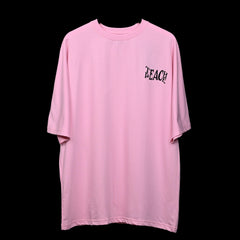 Protect Your Energy T-Shirt: Lilac, Oversized, Front Pose, Bio-Washed Cotton Printed by Techno Be With You