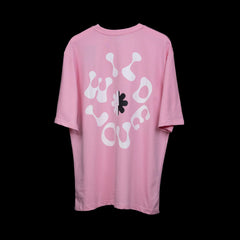 Wild Love - Techno Be With You Clothing Shop Wild Love Back side Printed Pure Cotton Pink T-Shirt Online