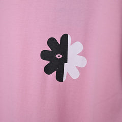 Wild Love - Techno Be With You Clothing Shop Wild Love Front close side Printed Pure Cotton Pink T-Shirt Online