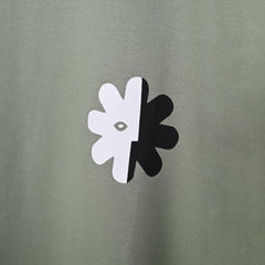 Wild Love - Techno Be With You Clothing Shop Wild Love Front close Printed Pure Cotton Green T-Shirt Online