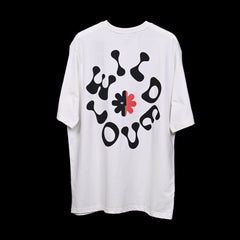 Wild Love - Techno Be With You Clothing Shop Wild Love Back side Printed Pure Cotton T-Shirt White Online