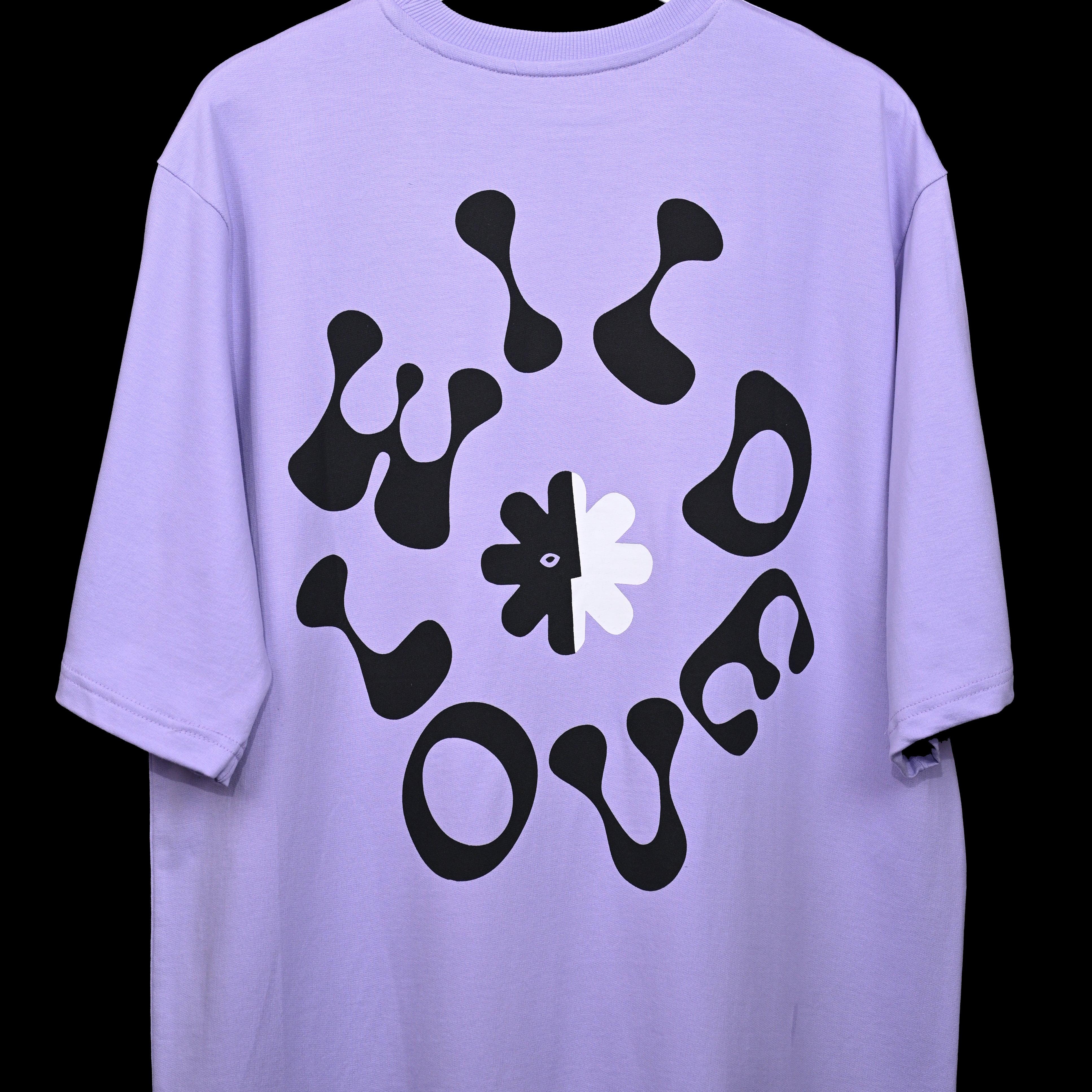 Wild Love - Techno Be With You Clothing Shop Wild Love Back close side Printed Pure Cotton T-Shirt White Online