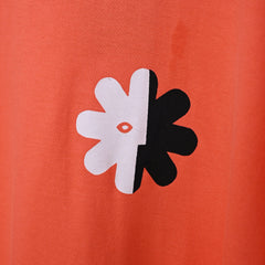 Wild Love - Techno Be With You Clothing Shop Wild Love Front close side Printed Pure Cotton Red T-Shirt Online