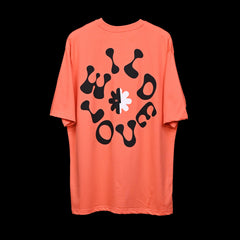 Wild Love - Techno Be With You Clothing Shop Wild Love Back side Printed Pure Cotton Red T-Shirt Online