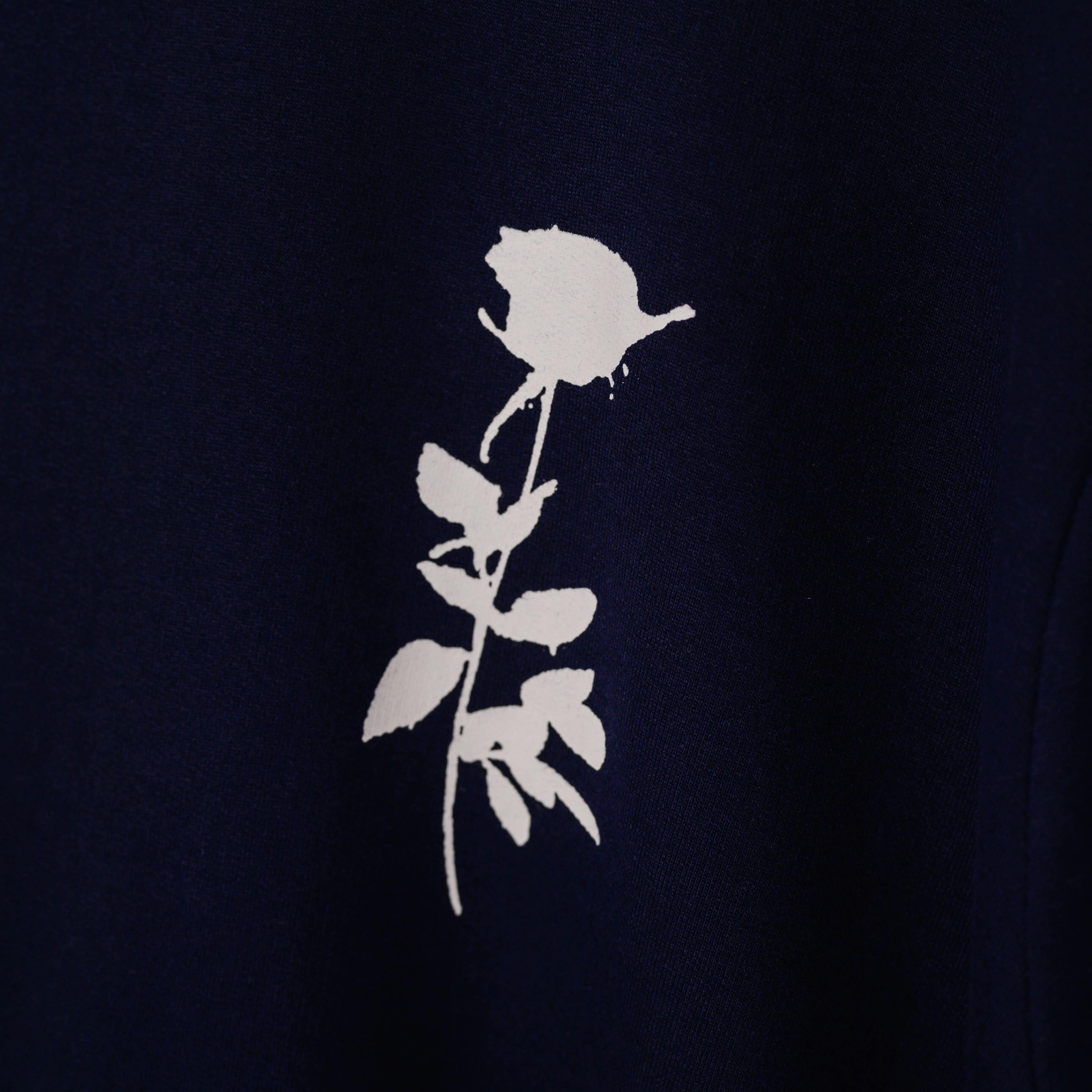 Afterthought Oversized T-Shirt: Blue, Oversized, Close Front, Bio-Washed Cotton Printed by Techno Be With You