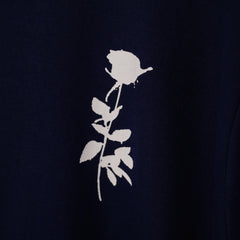 Afterthought Oversized T-Shirt: Blue, Oversized, Close Front, Bio-Washed Cotton Printed by Techno Be With You