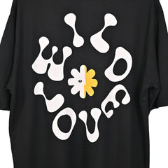 Wild Love - Techno Be With You Clothing Shop Wild Love Back close side Printed Pure Cotton Blue T-Shirt Online