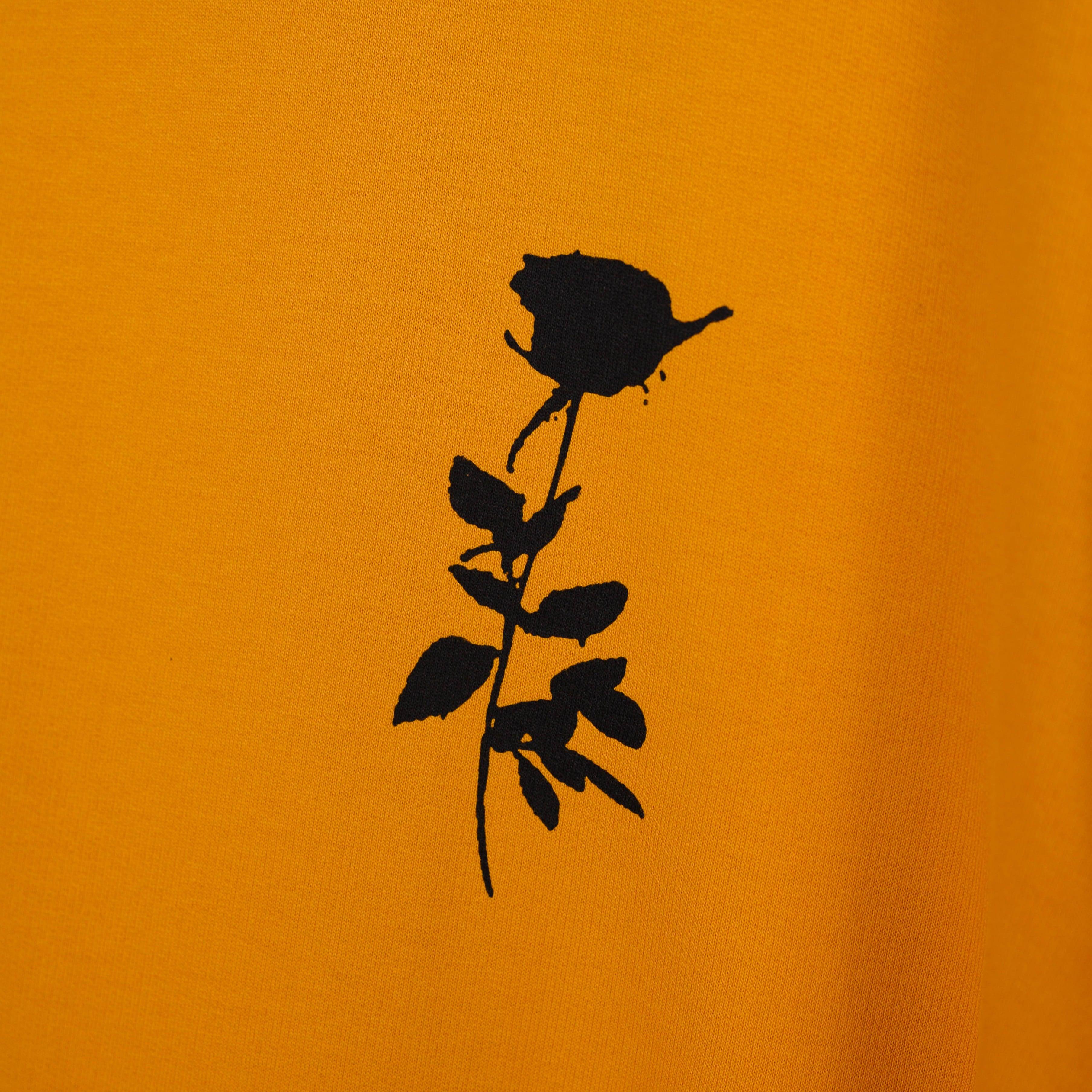 Afterthought Oversized T-Shirt: Yellow, Oversized, Close Front, Bio-Washed Cotton Printed by Techno Be With You