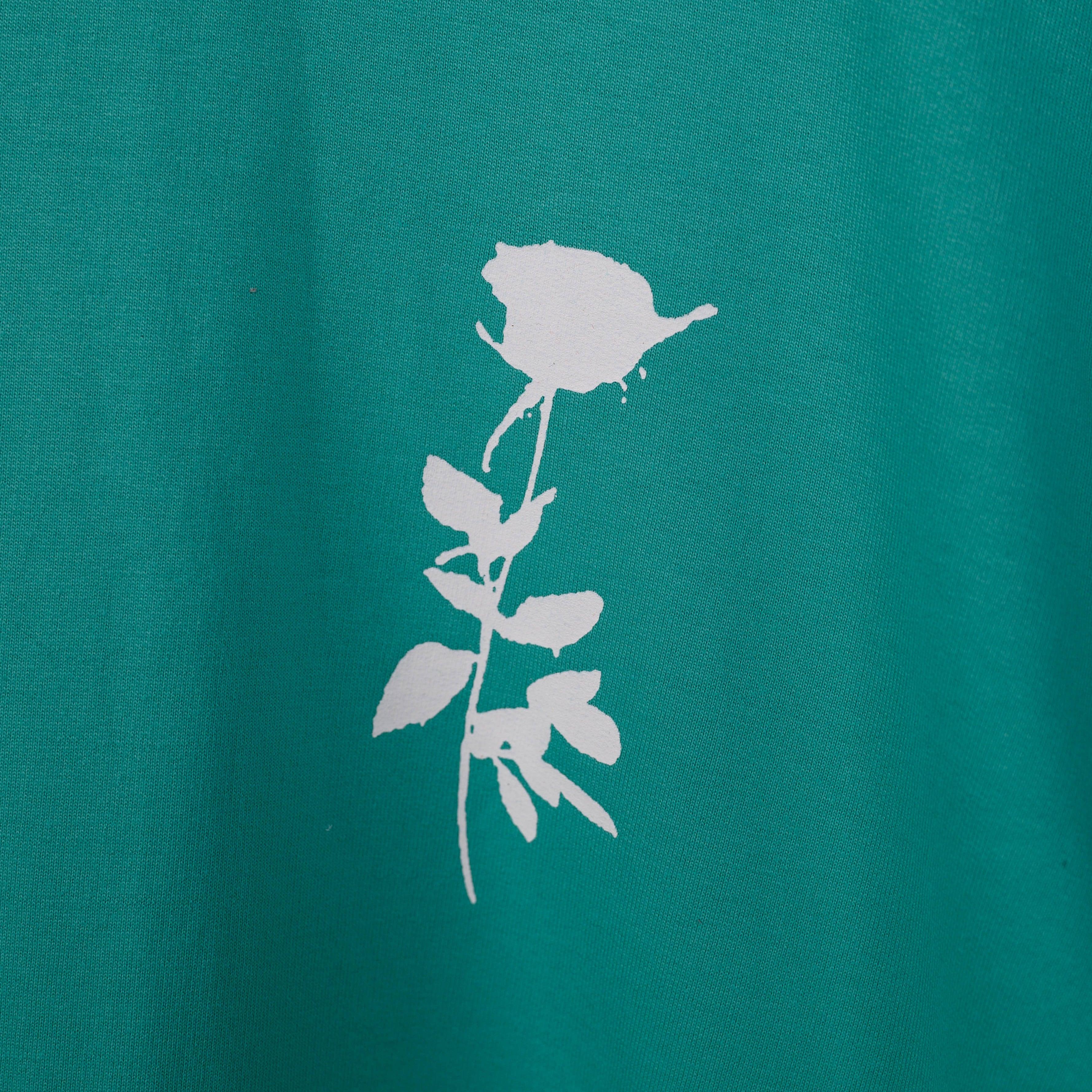 Afterthought Oversized T-Shirt: Bright Green, Oversized, Close Front, Bio-Washed Cotton Printed by Techno Be With You