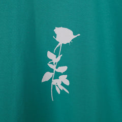 Afterthought Oversized T-Shirt: Bright Green, Oversized, Close Front, Bio-Washed Cotton Printed by Techno Be With You