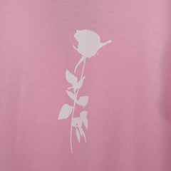 Afterthought Oversized T-Shirt: Lilac, Oversized, Close Front, Bio-Washed Cotton Printed by Techno Be With You