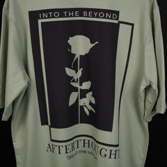 Afterthought Oversized T-Shirt: Hunter Green, Oversized, Close Back Side, Bio-Washed Cotton Printed by Techno Be With You