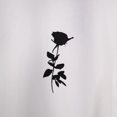 Afterthought Oversized T-Shirt: White, Oversized, Close Front, Bio-Washed Cotton Printed by Techno Be With You