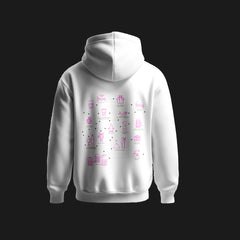 24 hour lineup hoodie - White