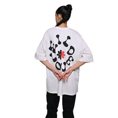 Wild Love - Techno Be With You Clothing Shop Wild Love Back Printed Pure Cotton White T-Shirt Online