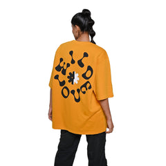 Wild Love - Techno Be With You Clothing Shop Wild Love Back Printed Pure Cotton Yellow T-Shirt Online