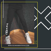 Techno Trousers Style Black Bottom View