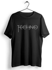 Matrix Techno Black printed tshirt