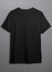 Dark Techno Black Printed Tshirt, Front side
