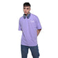Protect Your Energy T-Shirt: Lavender, Oversized, Front Model Pose, Bio-Washed Cotton Printed by Techno Be With You