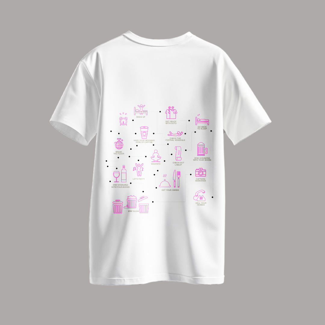 24 hour lineup T-shirt