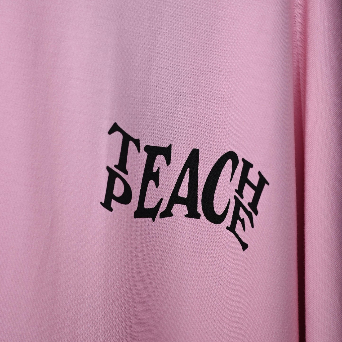 Protect Your Energy T-Shirt: Lilac, Oversized, Close Front, Bio-Washed Cotton Printed by Techno Be With You