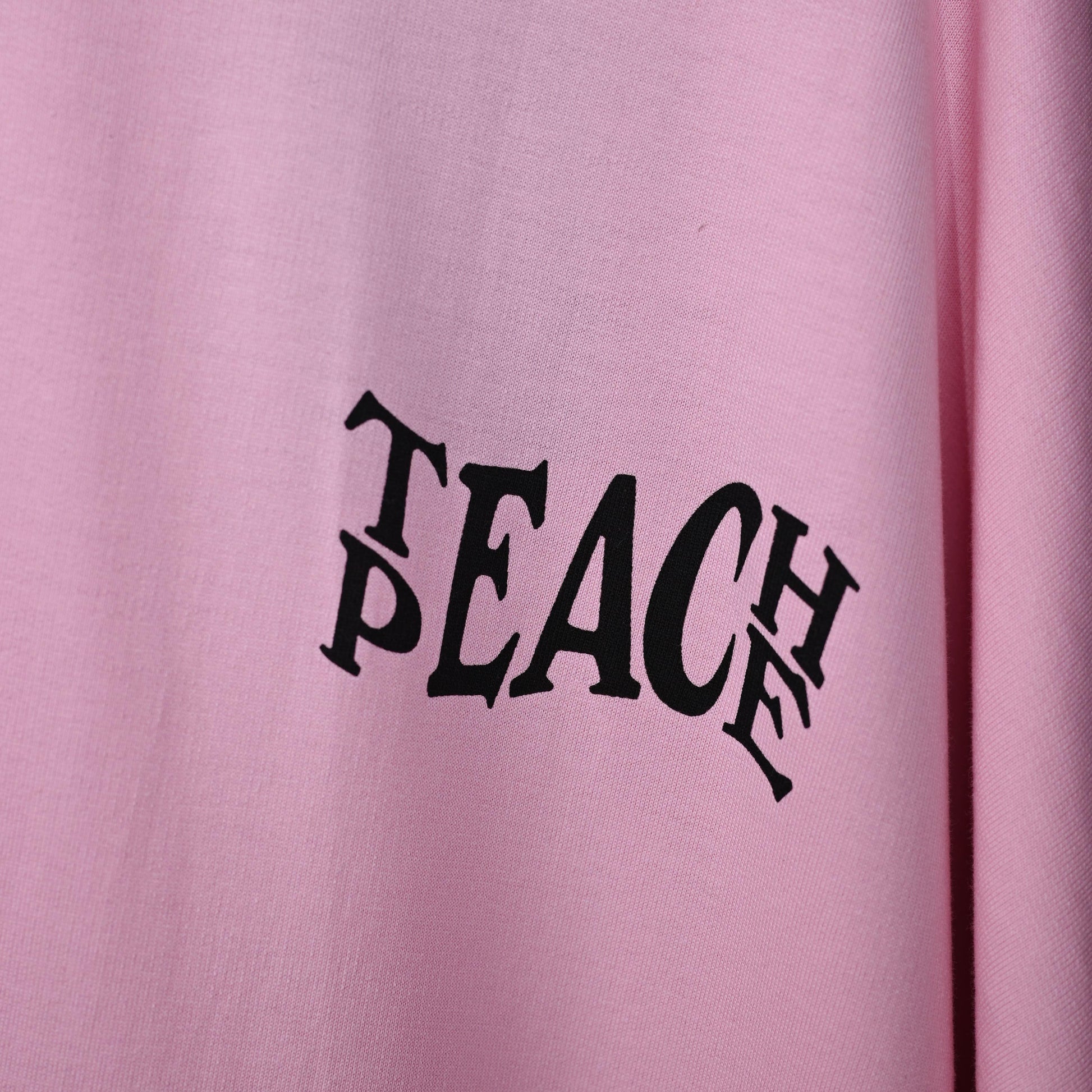 Protect Your Energy T-Shirt: Lilac, Oversized, Close Front, Bio-Washed Cotton Printed by Techno Be With You