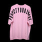 Protect Your Energy T-Shirt: Lilac, Oversized, Back Side, Bio-Washed Cotton Printed by Techno Be With You
