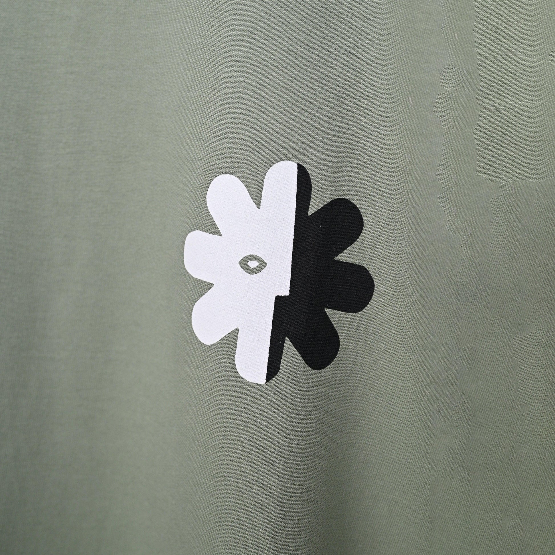 Wild Love - Techno Be With You Clothing Shop Wild Love Front close Printed Pure Cotton Green T-Shirt Online  