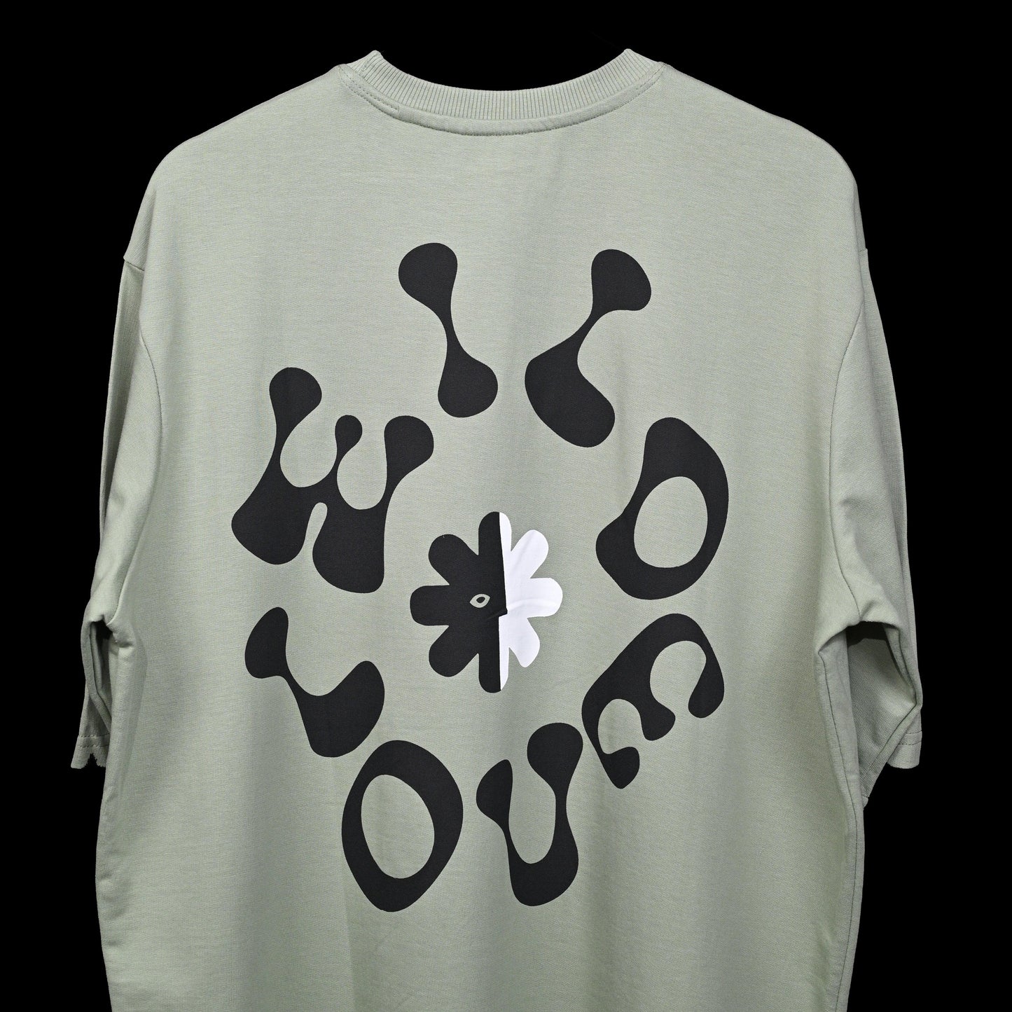 Wild Love - Techno Be With You Clothing Shop Wild Love Back side Printed Pure Cotton T-Shirt Green Online  