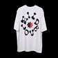 Wild Love - Techno Be With You Clothing Shop Wild Love Back side Printed Pure Cotton T-Shirt White Online  
