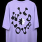 Wild Love - Techno Be With You Clothing Shop Wild Love Back close side Printed Pure Cotton T-Shirt White Online  