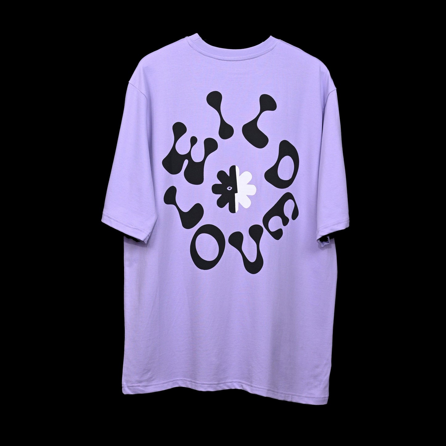 Wild Love - Techno Be With You Clothing Shop Wild Love Back side Printed Pure Cotton Purple T-Shirt Online  
