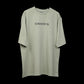 Raver T-Shirt: Light Green, Oversized, Front side, Bio-Washed Cotton Printed by Techno Be With You