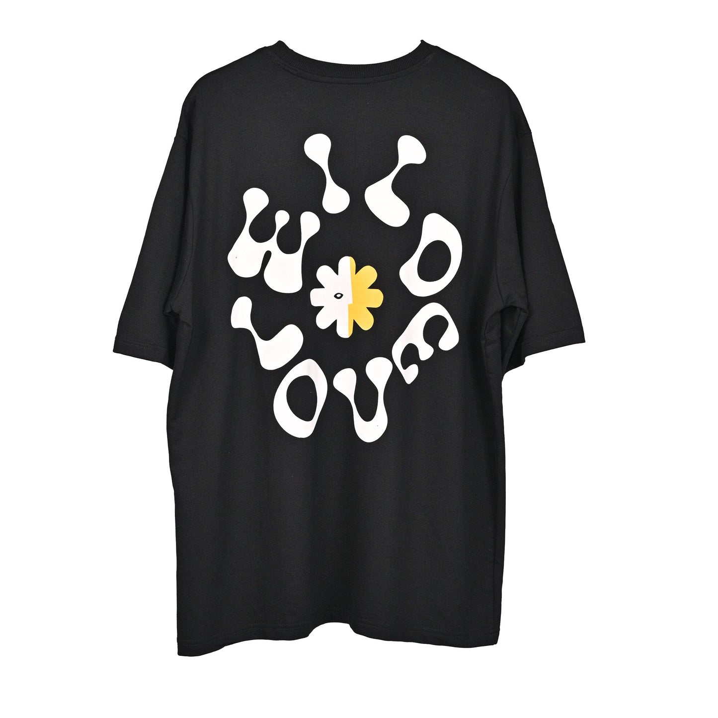 Wild Love - Techno Be With You Clothing  Shop Wild Love Back side Printed Pure Cotton Blue T-Shirt Online  