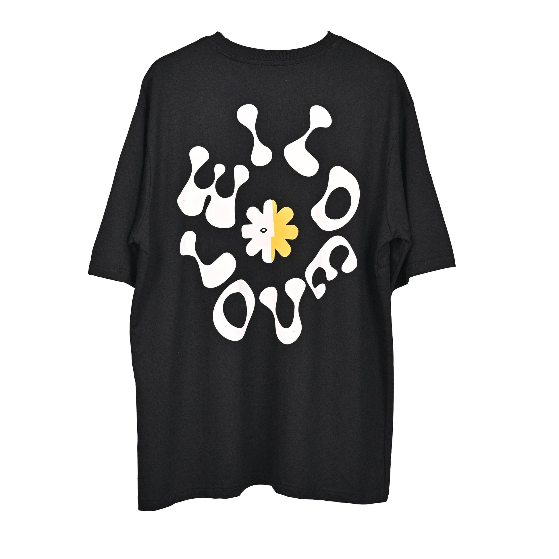Wild Love - Techno Be With You Clothing  Shop Wild Love Back side Printed Pure Cotton Blue T-Shirt Online  
