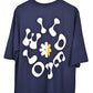 Wild Love - Techno Be With You Clothing Shop Wild Love Back side Printed Pure Cotton T-Shirt Blue Online  