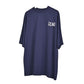 Protect Your Energy T-Shirt: Blue, Oversized, Front Pose, Bio-Washed Cotton Printed by Techno Be With You