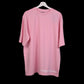Feel the music T-Shirt: Lilac, Oversized, Front side, Bio-Washed Cotton Printed by Techno Be With You