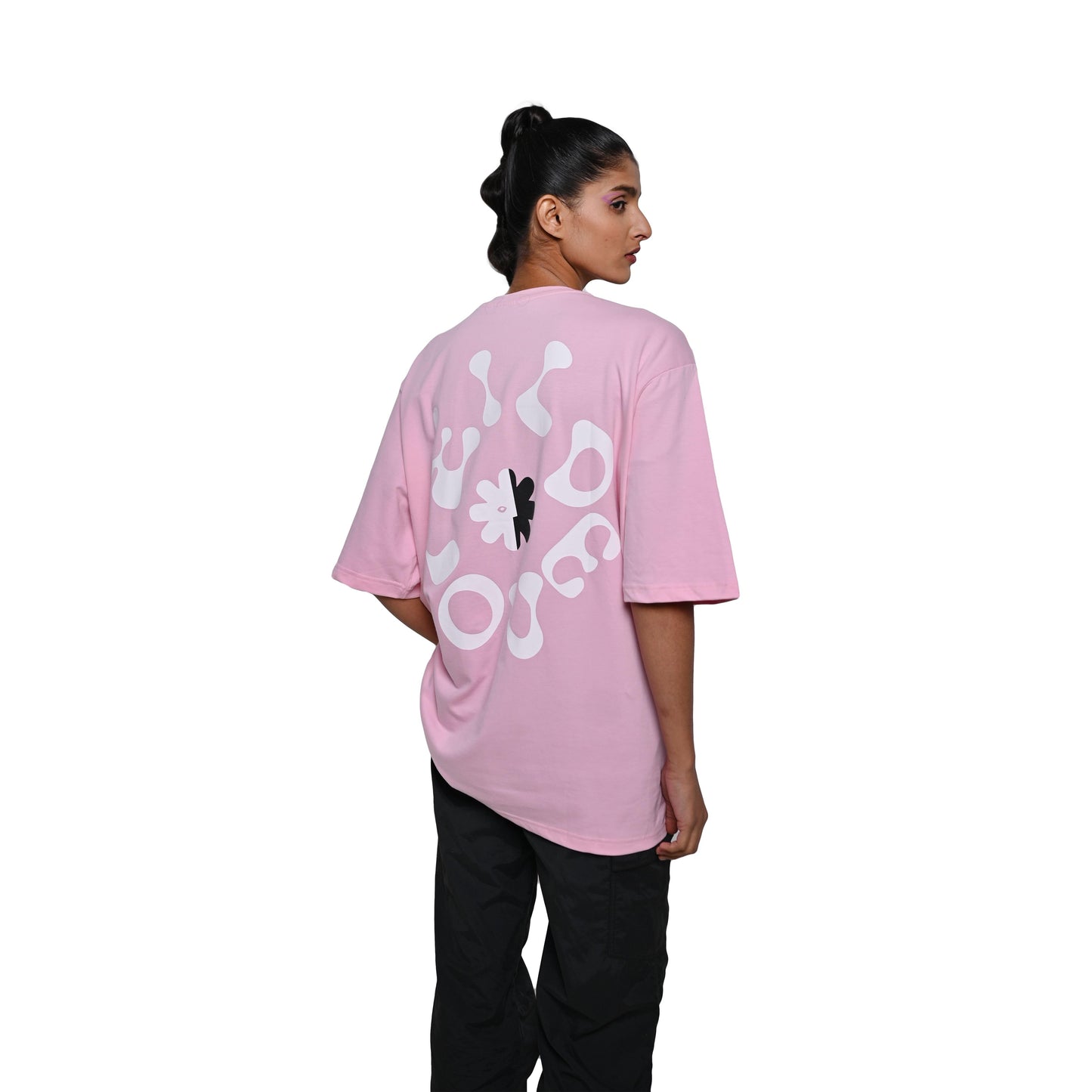 Wild Love - Techno Be With You Clothing  Shop Wild Love Back Printed Pure Cotton Pink T-Shirt  Online  