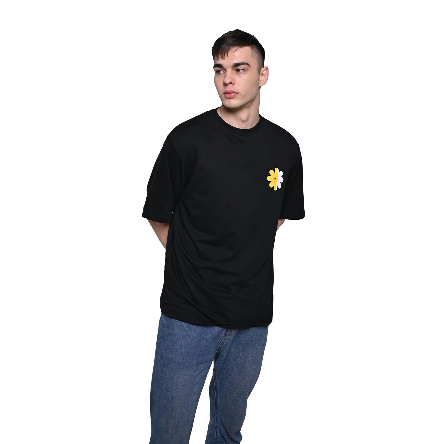 Wild Love - Techno Be With You Clothing  Shop Wild Love Front Printed Pure Cotton Black T-Shirt  Online  