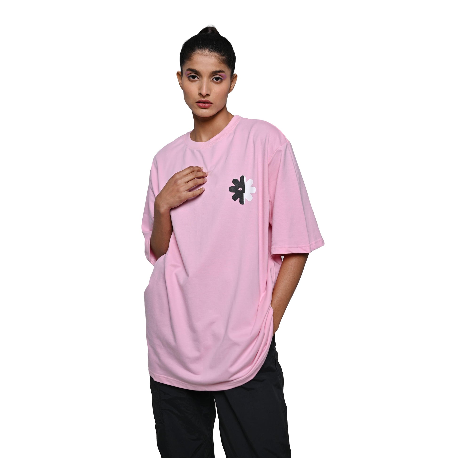 Wild Love - Techno Be With You Clothing  Shop Wild Love Front Printed Pure Cotton Pink T-Shirt  Online  