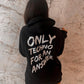 Techno Hoodie - Black back side