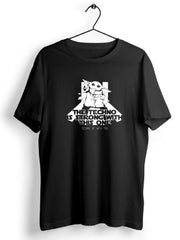 Techno Yoda black printed tshirt 